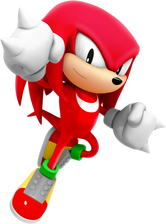 1024 X 1024 8 Sonic Generations Knuckles Classic Clipart Large Size Png Image Pikpng 