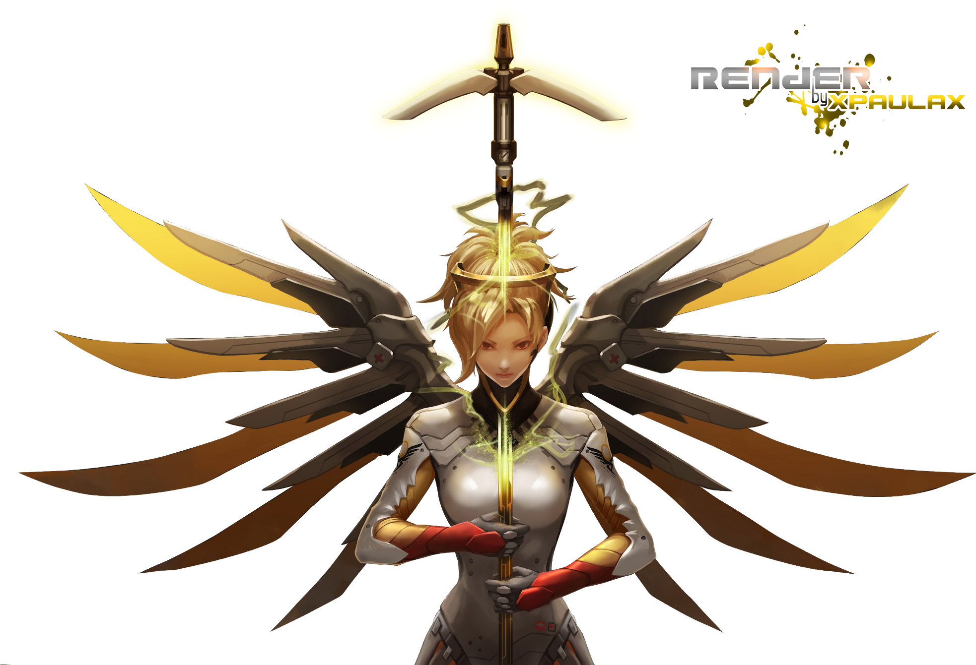 Download Overwatch Mercy Render Clipart Png Download - PikPng