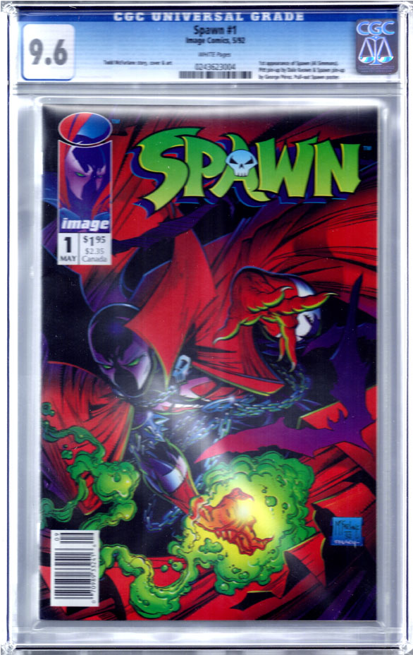 Spawn - Spawn #1 Cgc Clipart - Large Size Png Image - PikPng