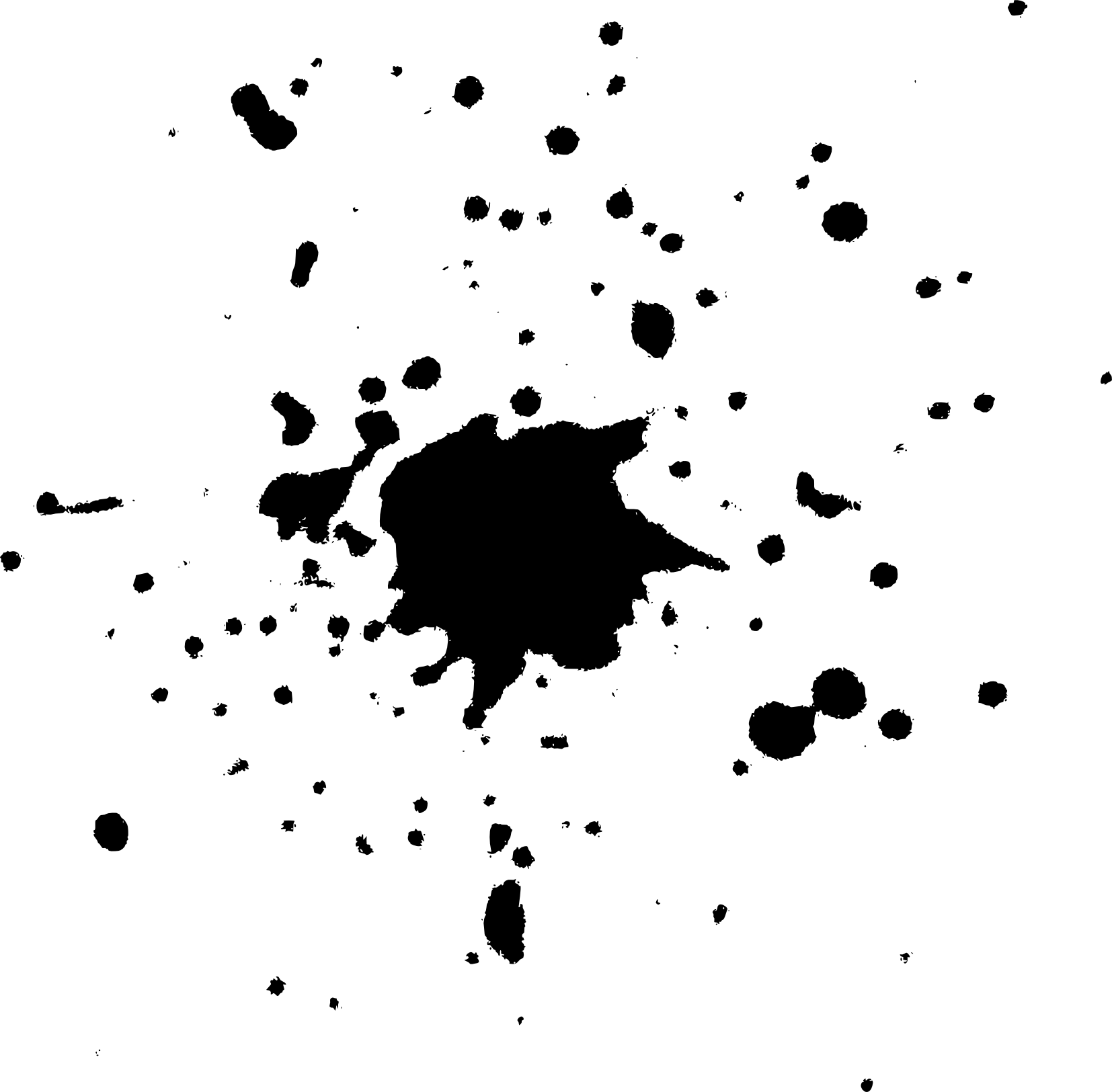 Download 19 Black Paint Splatters Png Transparent Vol - Colorful Paint ...