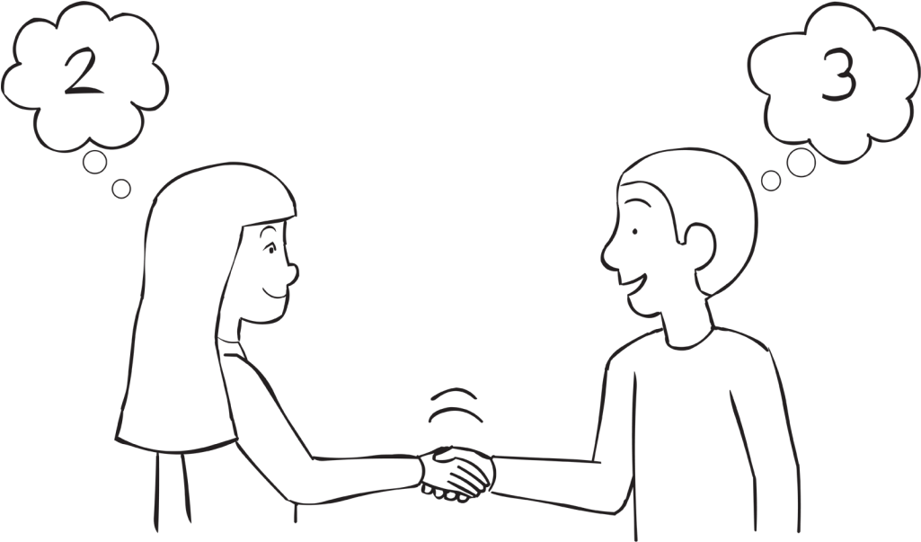 Psychic Handshake Clipart - Large Size Png Image - PikPng