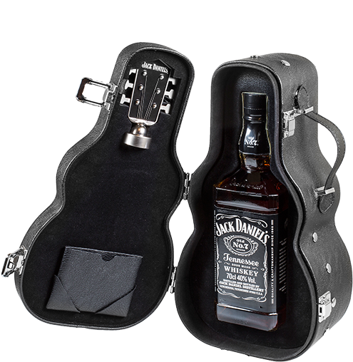 Jack Daniel's Old No 7 Guitar Case Whisky Gift Pack Clipart - Large ...