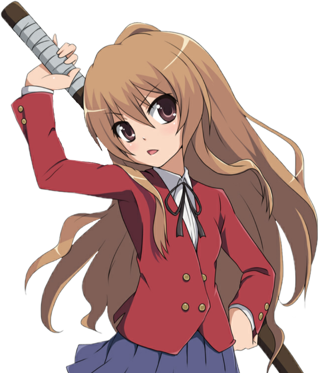 Taiga Sticker - Taiga Aisaka Tsundere Clipart - Large Size Png Image ...