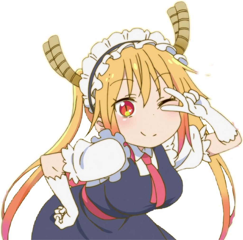 Download Tohru Sticker - Dragon Maid Tohru Clipart Png Download - PikPng