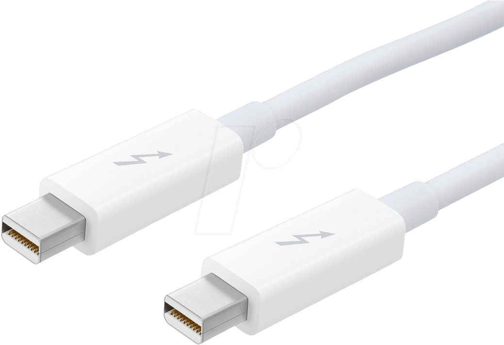 Apple Thunderbolt Cable Apple Md861zm/a - Thunderbolt Kabel Clipart (1046x721), Png Download