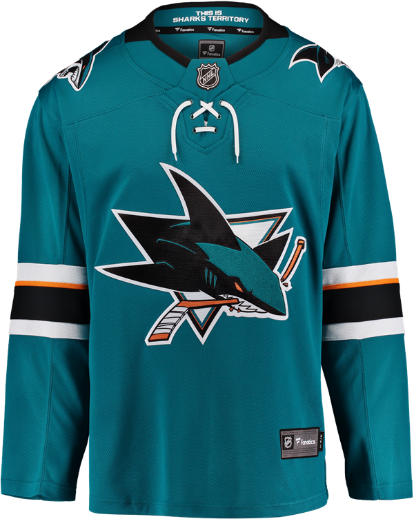 San Jose Sharks Home Jersey Clipart - Large Size Png Image - PikPng