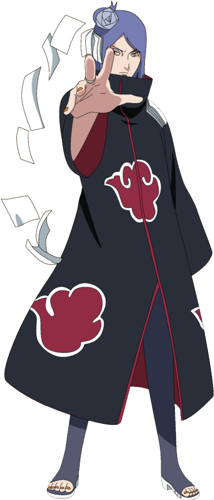 Download Akatsuki Drawing Clan - Konan Akatsuki Clipart Png Download ...