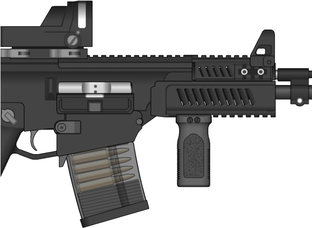 Download Assault Rifle Clipart M4a1 - Assault Rifle Png Transparent Png ...