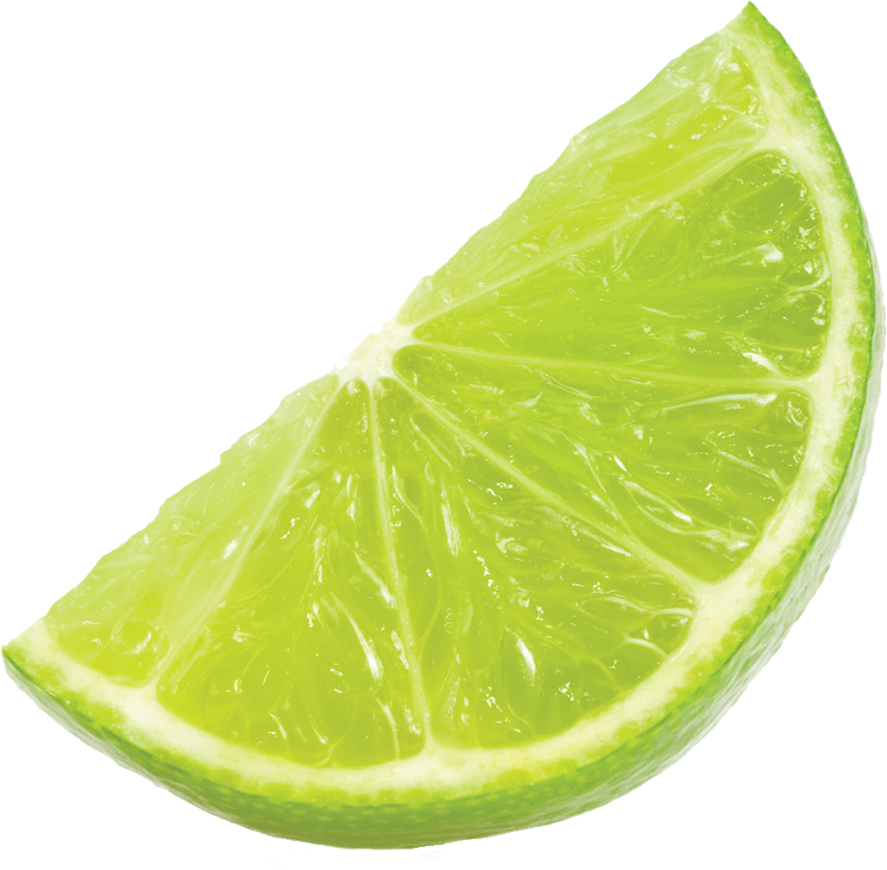Download Lemon Slice Png - Lime Wedge Transparent Background Clipart