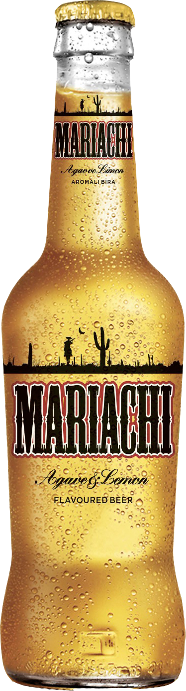 Mariachi Agavve Beer - Mariachi Beer Clipart (374x1387), Png Download