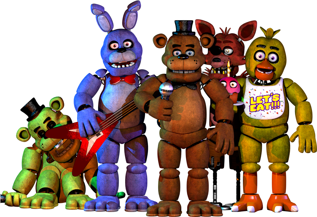 View large size Fnaf Png - Art Five Nights At Freddy's Clipart. 