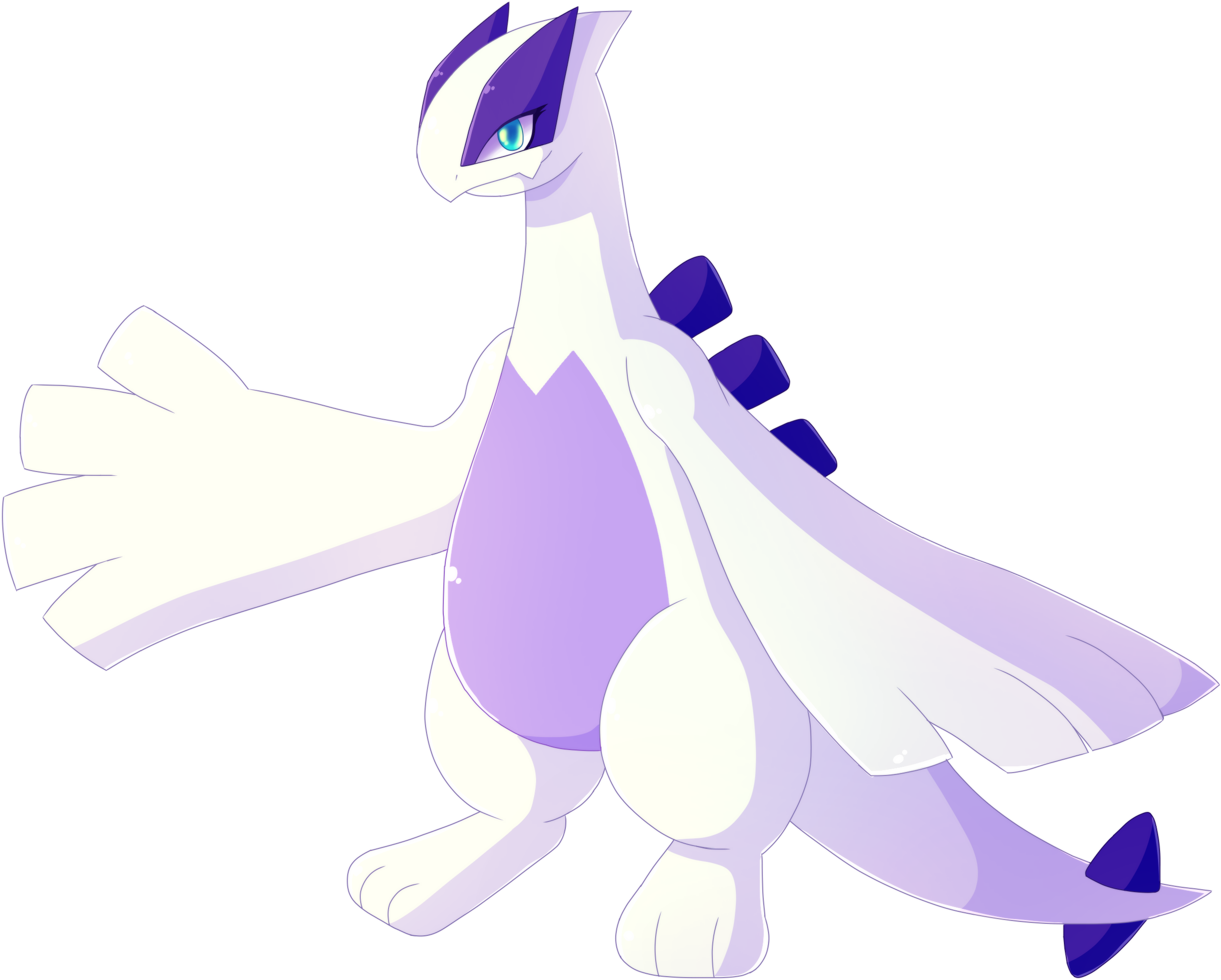 Download Mura The Lugia - Illustration Clipart Png Download - PikPng