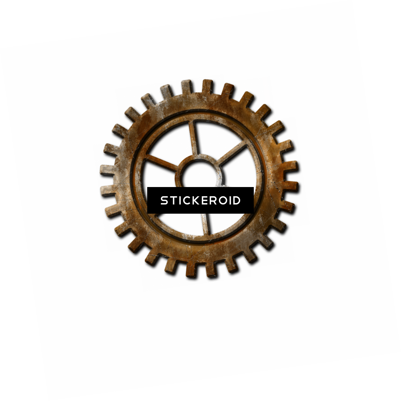 Steampunk Gold Gear , Png Download Clipart - Large Size Png Image - PikPng