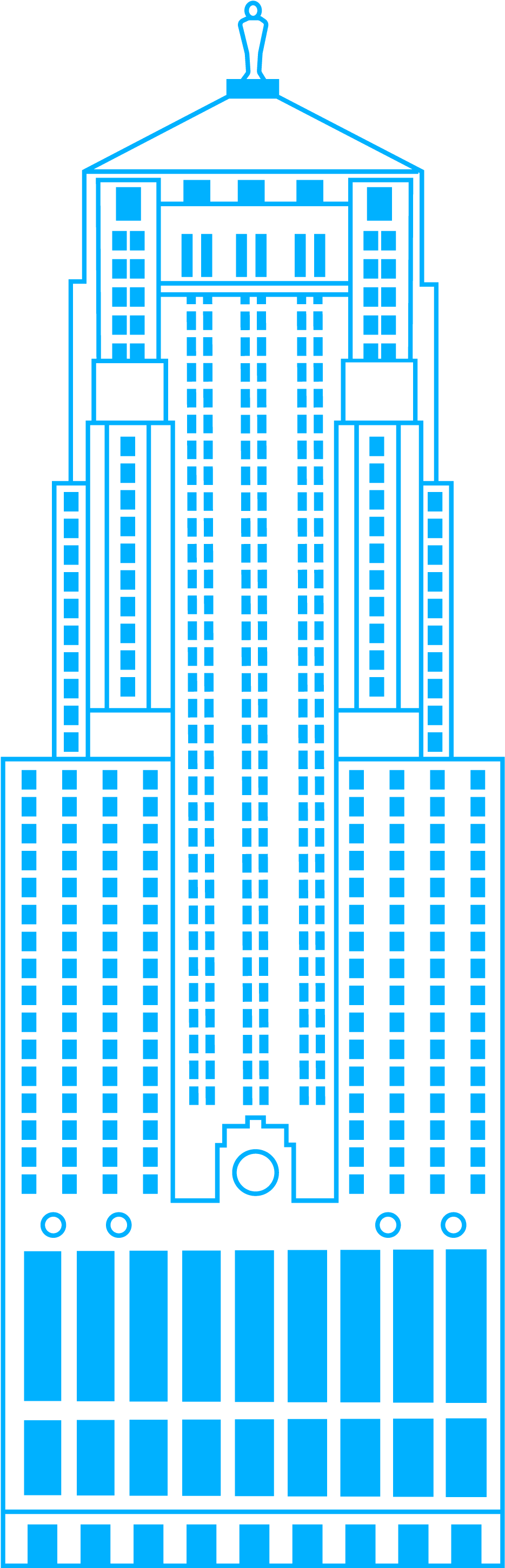 As The Birthplace Of The Skyscraper, Chicago's Love Clipart - Large ...