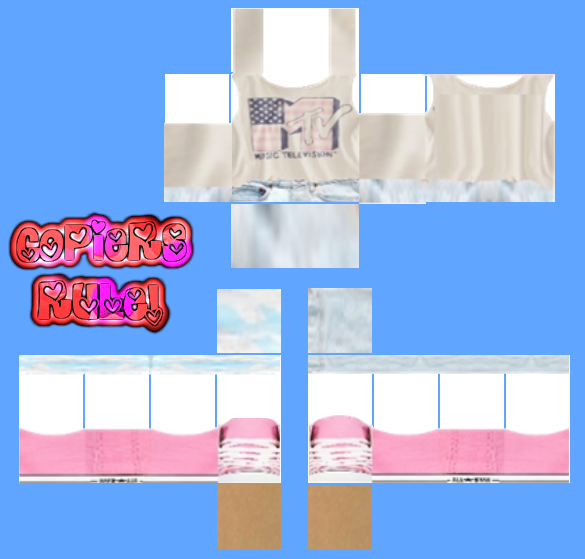 Roblox Clothing Template For Girls 585x559