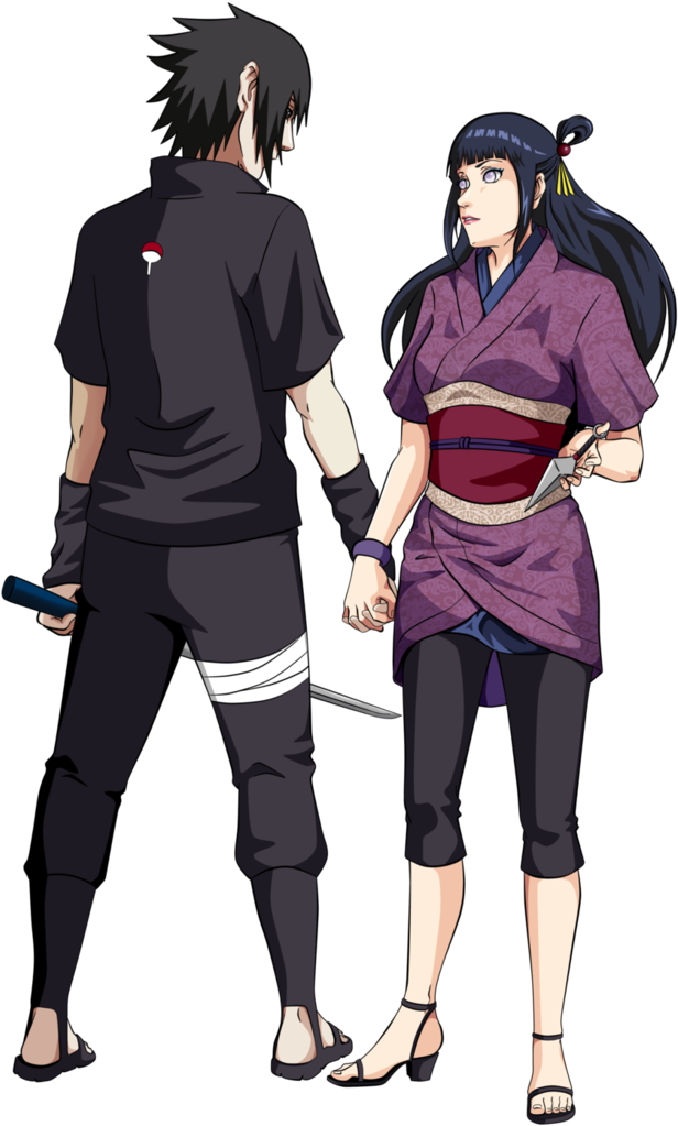 Sasuke And Hinata - Sasuhina Romantis Clipart (752x1063), Png Download