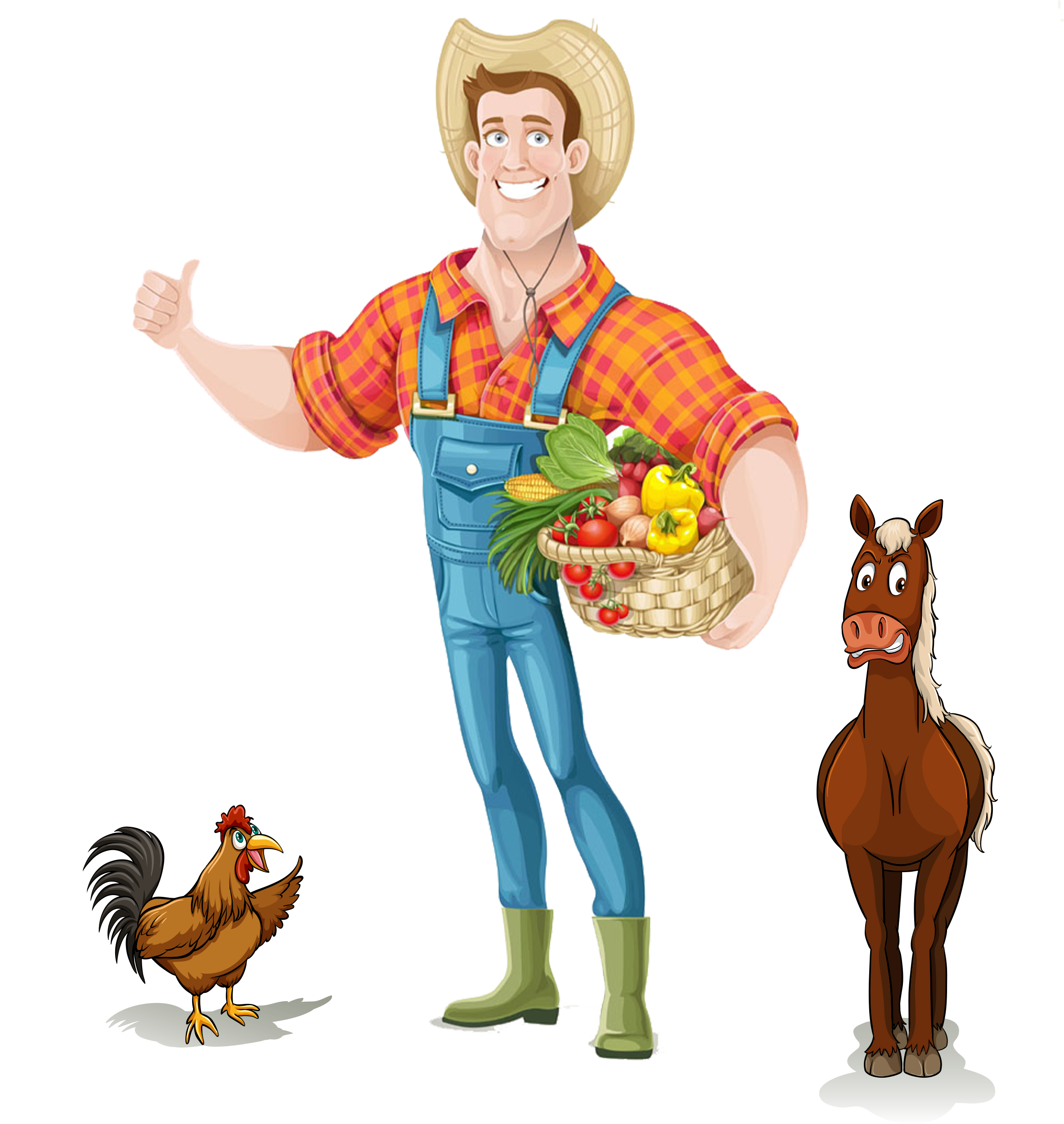Cartoon Farmer Png Image Background Transparent Farmer Png Clipart Large Size Png Image Pikpng
