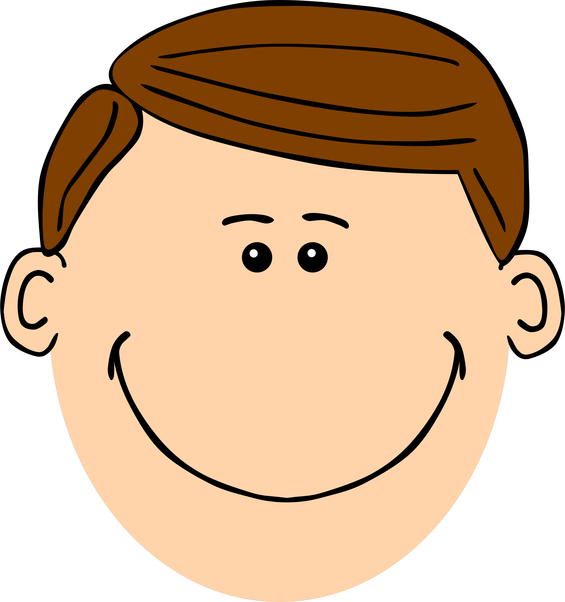 Cartoon Dad Face Clipart - Large Size Png Image - PikPng