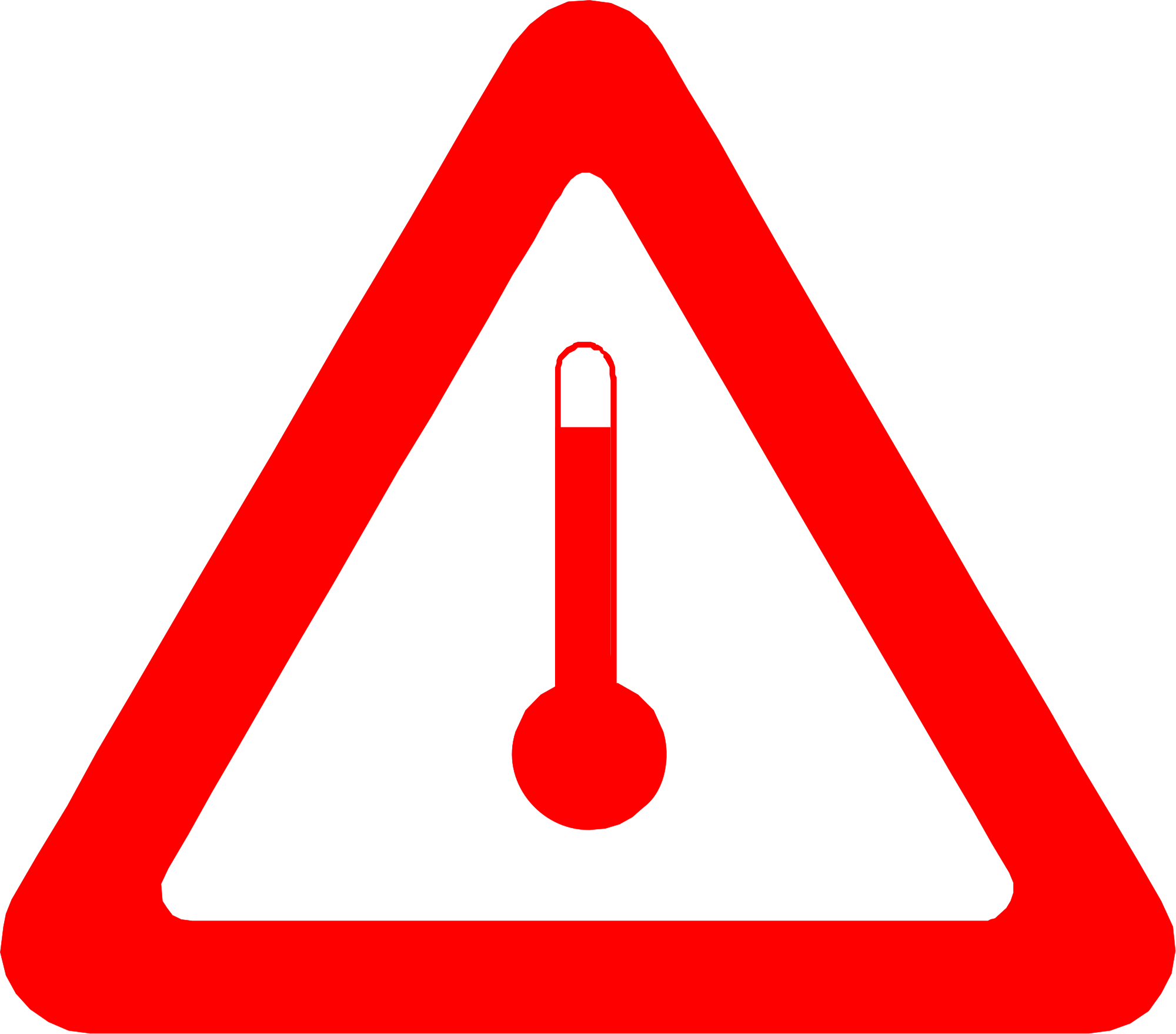 Heat Warning Icon / Heat Sign - Free Maps and Flags icons