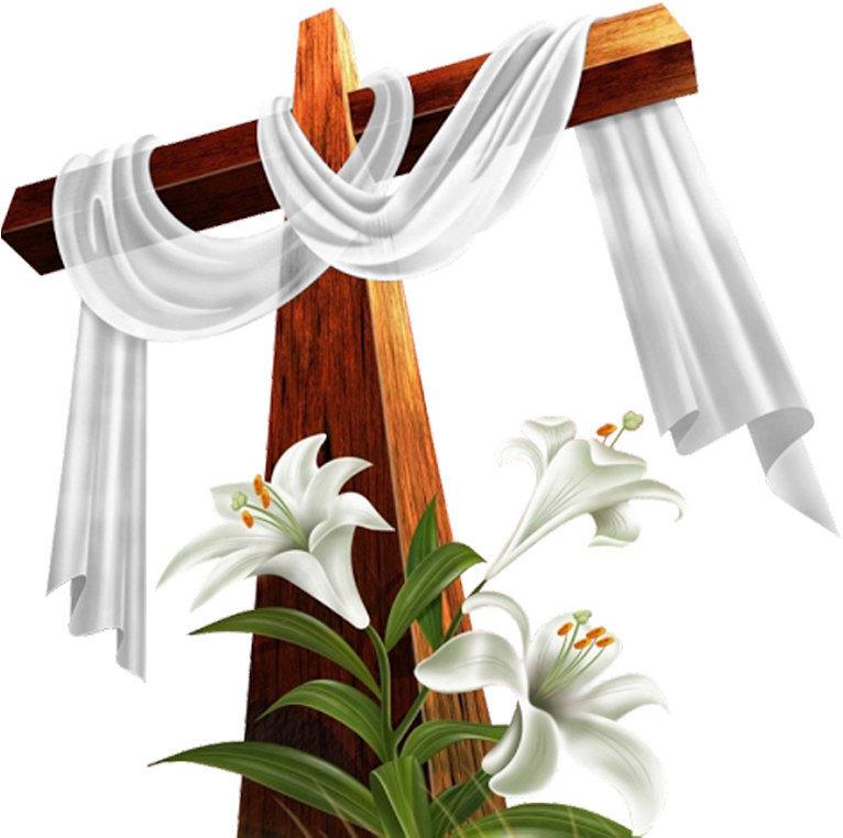 Download Cruz Em Png - Happy Easter Christian Clipart Png Download - PikPng