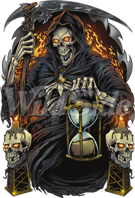 Download Grim Reaper With Hour Glass - Grim Reaper With Hourglass