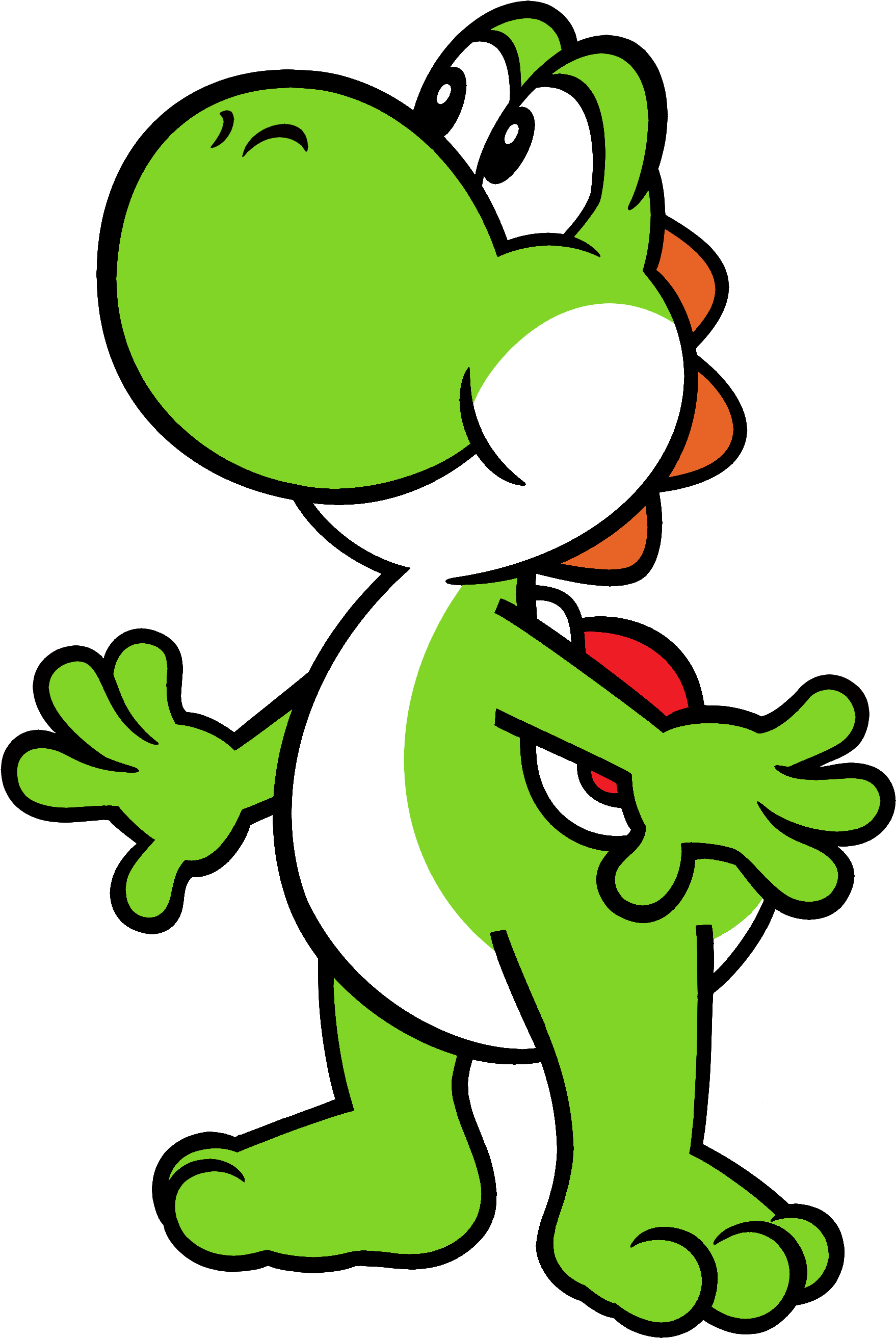 Another Shoeless Yoshi Vector - Yoshi Shoeless Clipart - Large Size Png ...