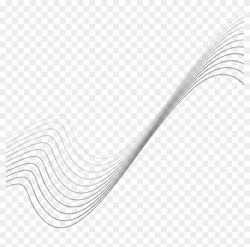Download White Abstract Lines Png - Line Art Clipart Png Download - PikPng
