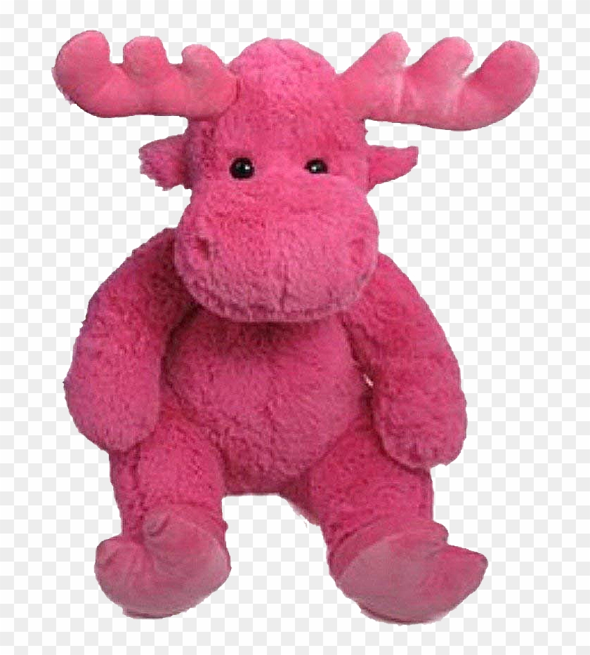 Download Pink Moose Plush Toy Wishpets - Stuffed Toy Clipart Png ...