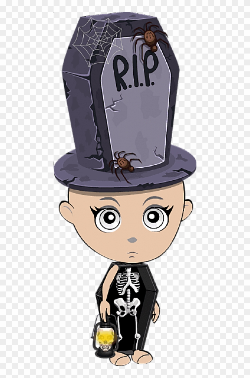 Free Png Halloween Tombstone And Coffin Set Png - Cartoon Clipart