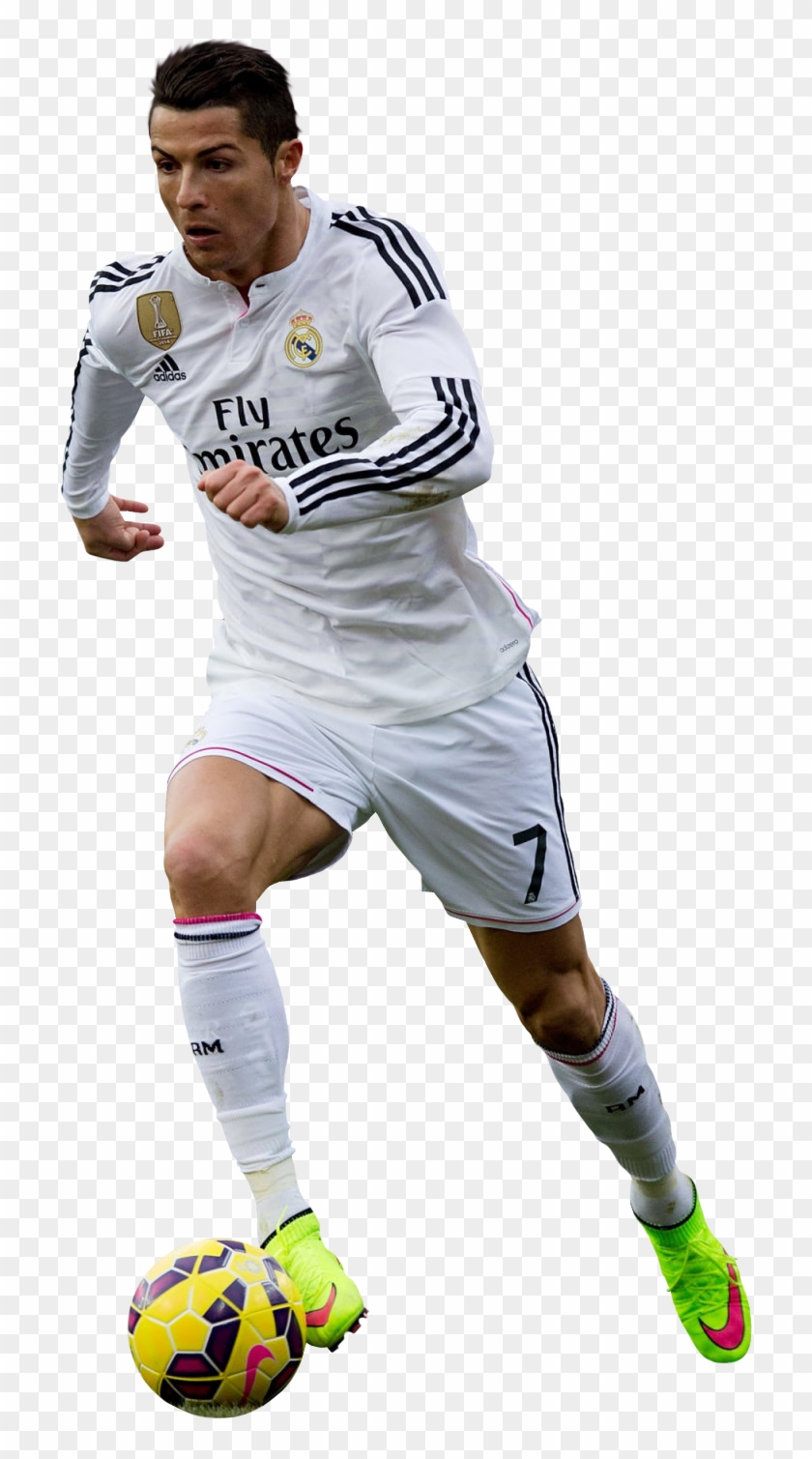 Download Cristiano Ronaldo With Soccer Ball - Cristiano Ronaldo White ...