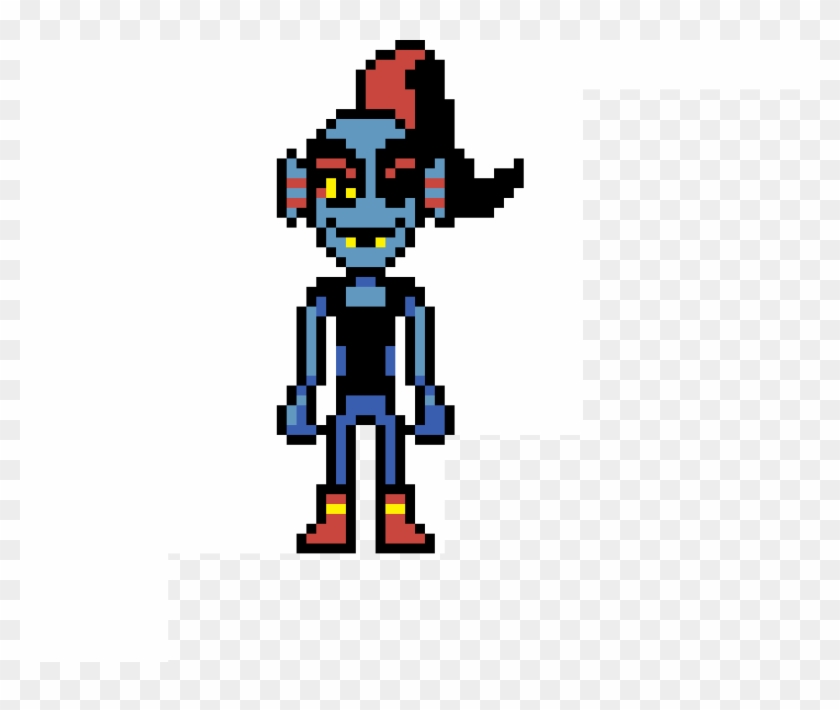 Undyne Pixel Art Clipart (#1099714) - PikPng