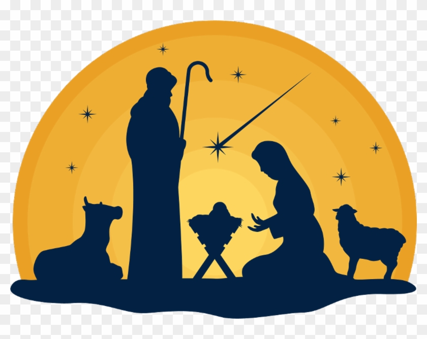 Download The Staff Of First Baptist St - Christmas Manger Logo Clipart