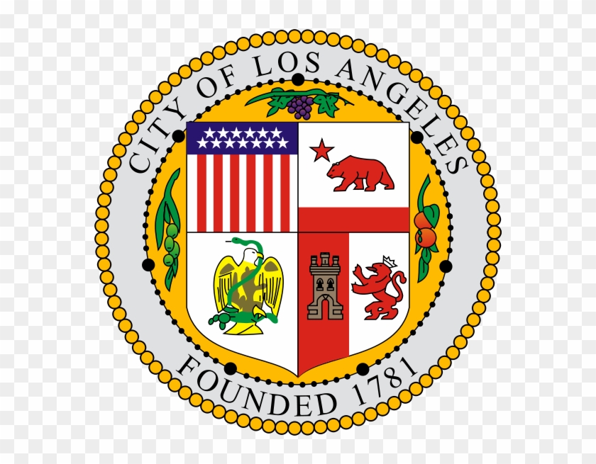 Download City Seal Of Los Angeles - Los Angeles Flag Clipart Png ...