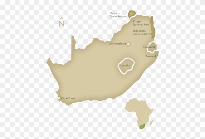 South Africa - Map Clipart