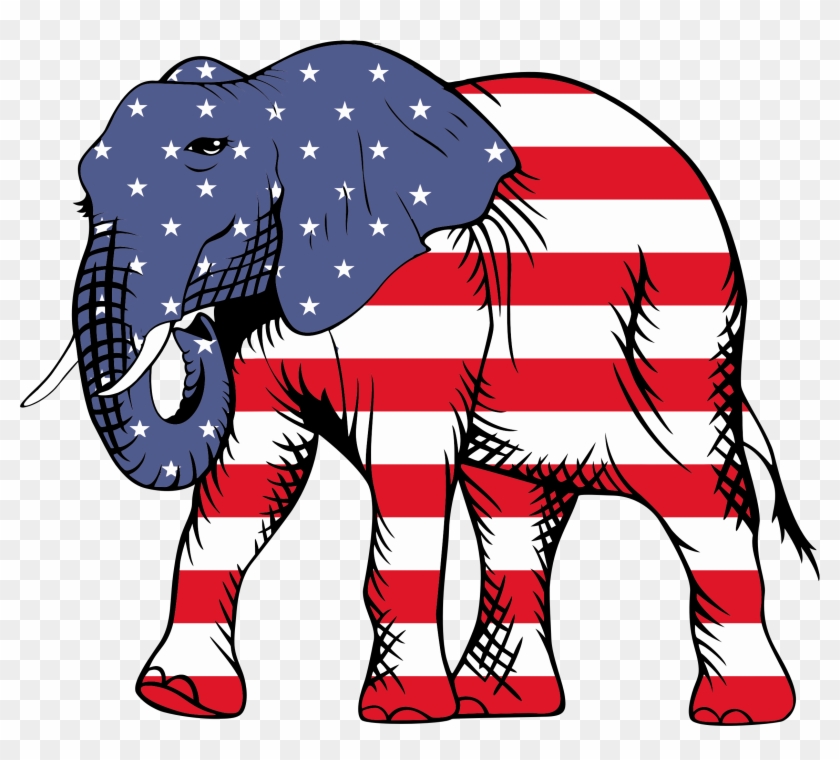 This Free Icons Png Design Of Patriotic Elephant Clipart