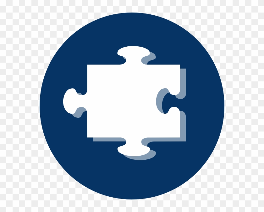 Blue Puzzle Piece Svg Clip Arts 588 X 597 Px Png Download 136441 Pikpng