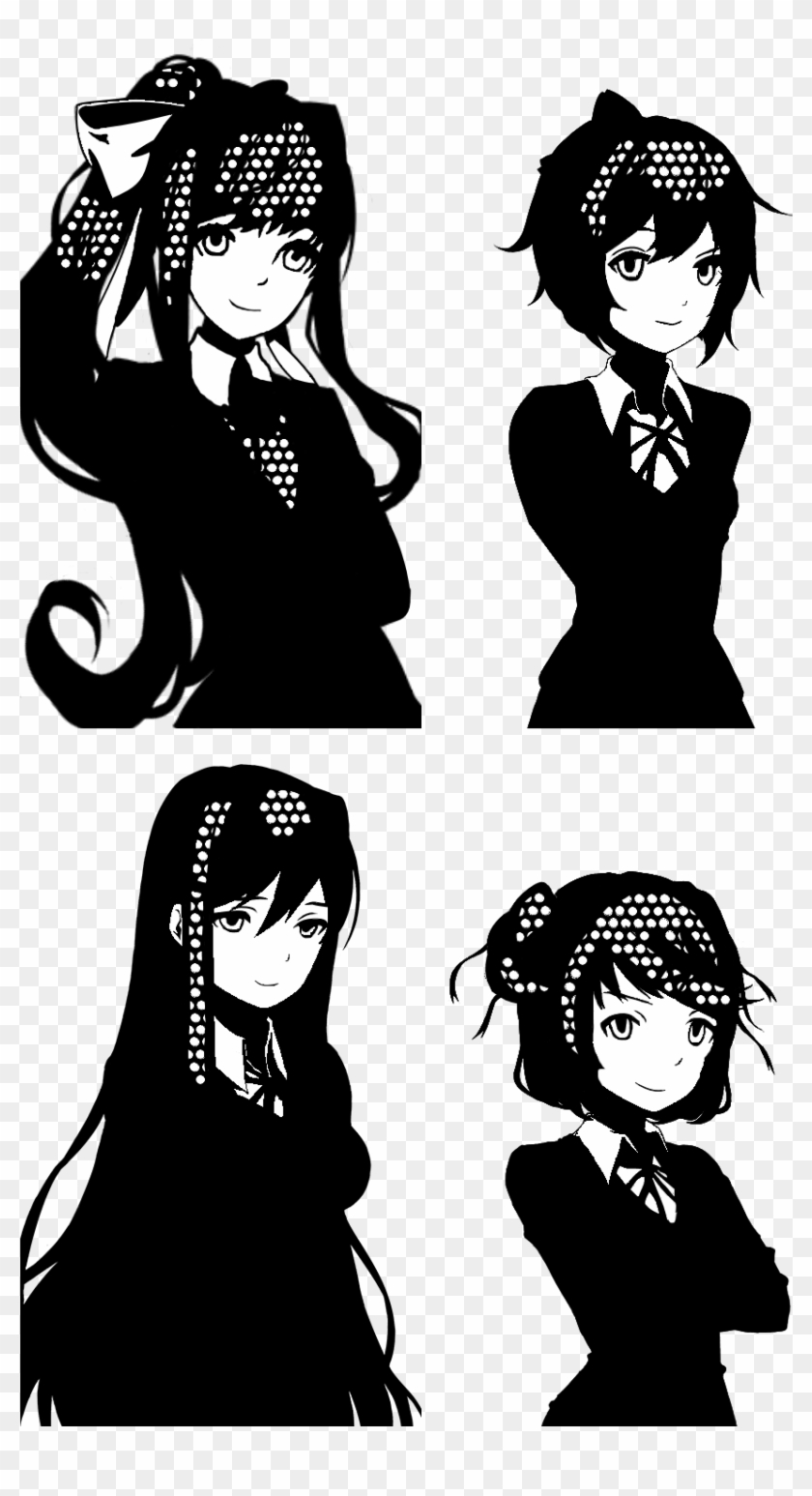 Imagedoki Doki Literature Club Confidant Artwork Persona Monika Clipart Pikpng