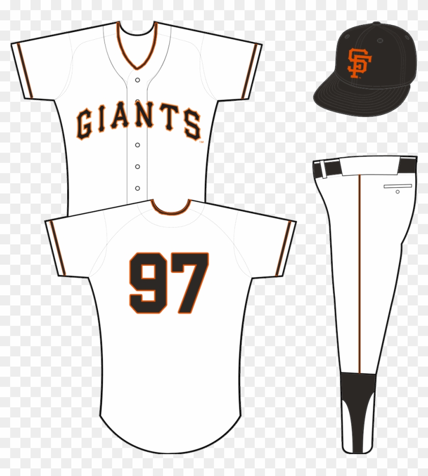 San Francisco Giants - Red Sox White Uniform Clipart (#1333465) - PikPng