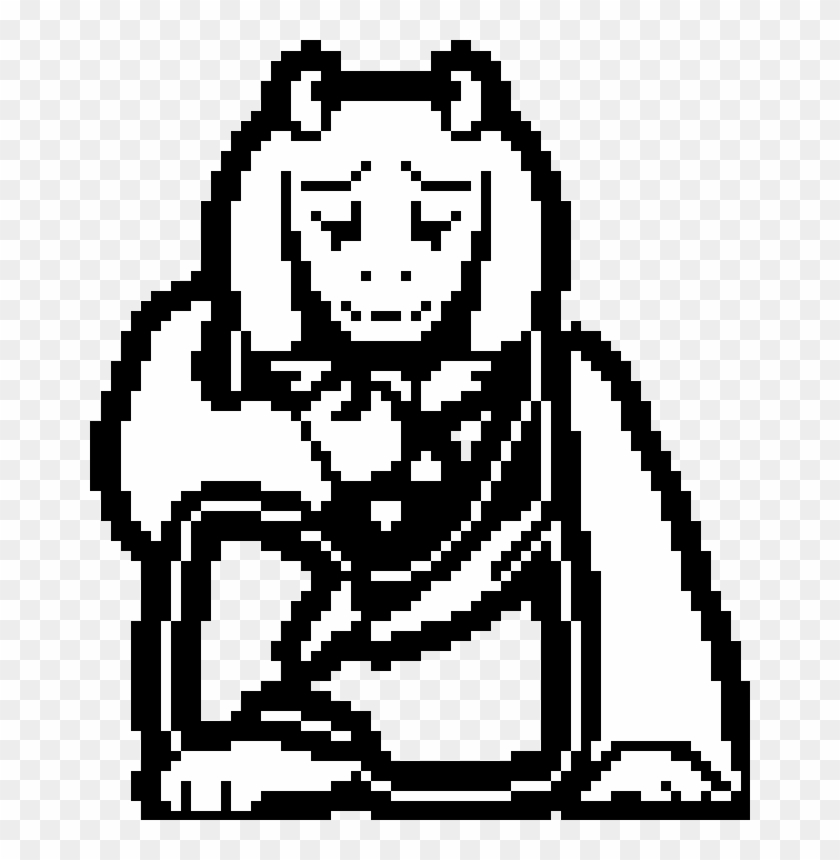 All Sprites Here Are Their Original Size Though I Undertale Toriel Death Sprite Clipart Pikpng