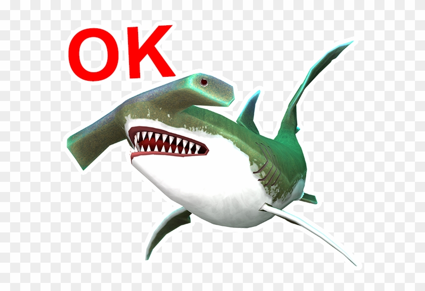 Double Head Shark Attack Messages Sticker 7 Great White Shark Clipart 1361439 Pikpng - great white mount roblox