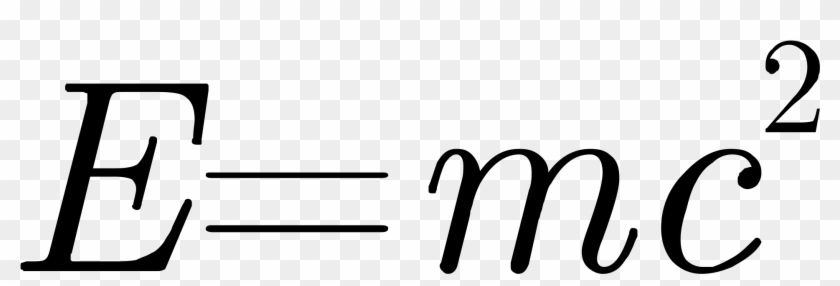 Download Equation Of E=mc^2 - E Mc2 Png Clipart Png Download - PikPng