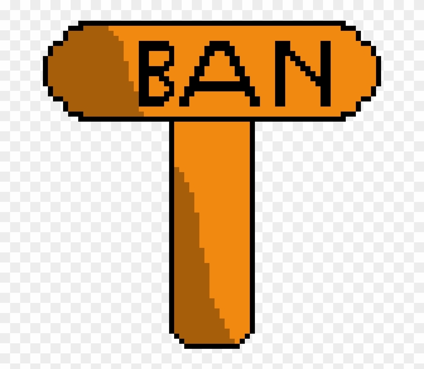 Ban Hammer Clipart 1382827 Pikpng - roblox ban hammer meme