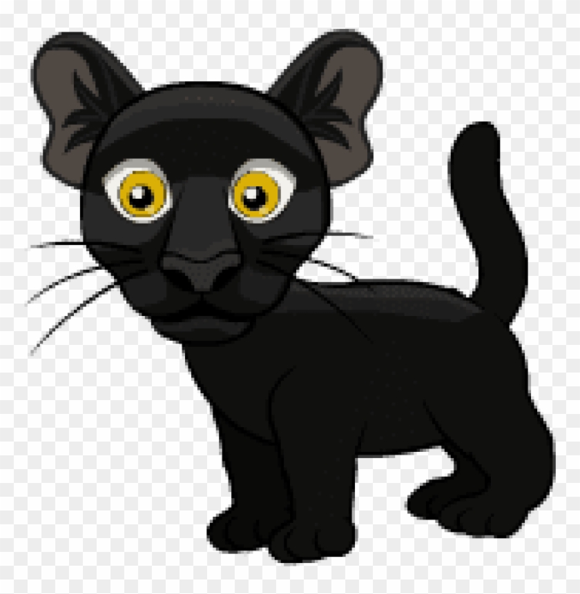 cute panther clipart image