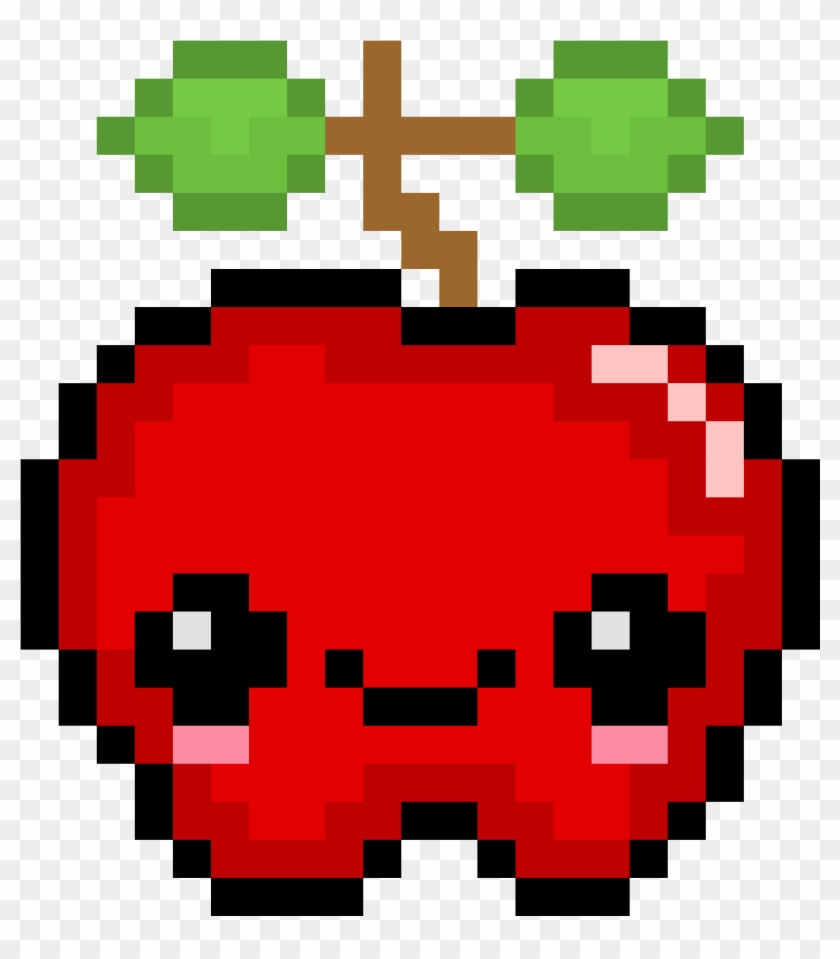 Яблоко пиксель