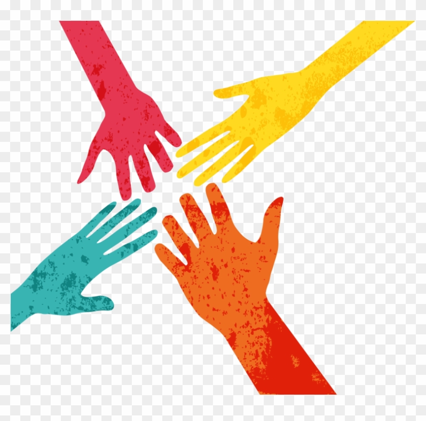 Helping Hands Logo Png Clipart , Png Download - Hand Print Transparent Png  (#3133211) - PikPng