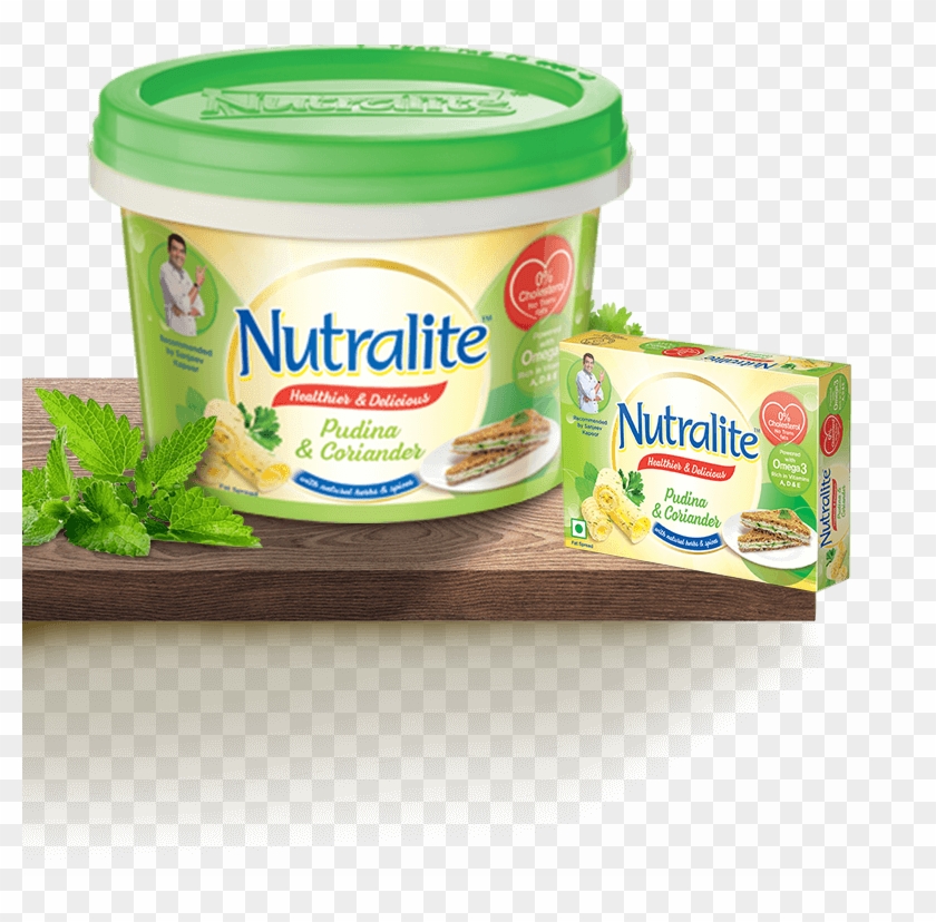Nutralite Pudina &coriander 100g - Nutralite Butter Pudina And Coriander Clipart #1473748