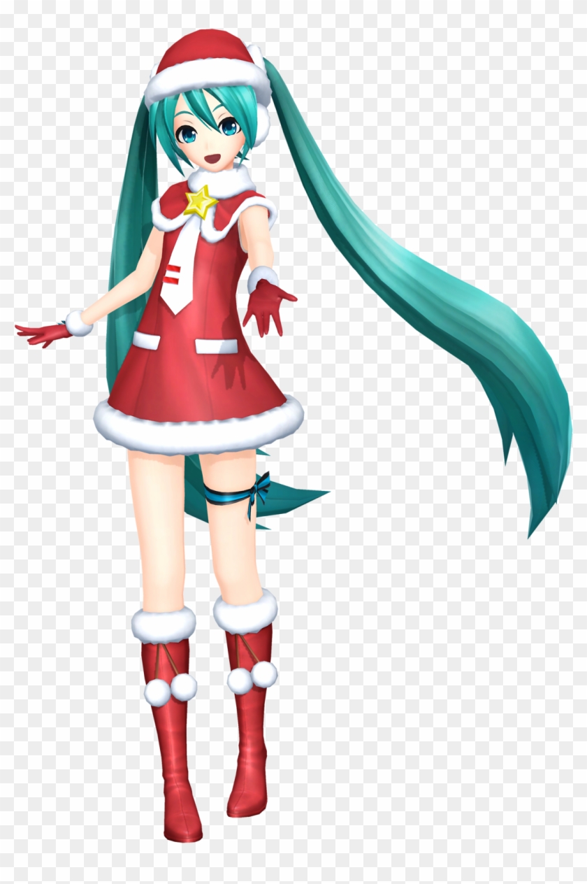 Today S Miku Module Of The Day Is Hatsune Miku Christmas Module Clipart Pikpng