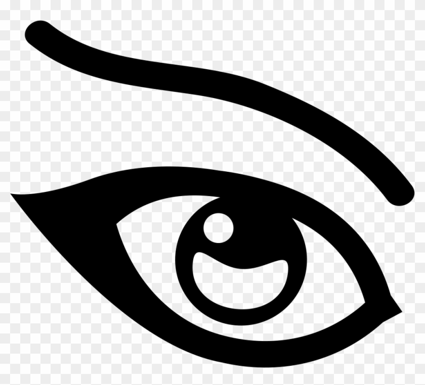 Female Eye Comments - Eye Liner Icon Clipart #159733