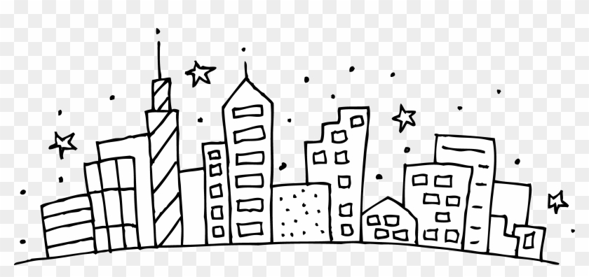 Clipart Black And City Skyline Coloring Page Hd Png - coloring sheets roblox roblox coloring pages to download and