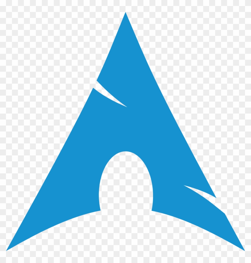 900px Arch Linux Logo - Arch Linux Logo .png Clipart #1598215